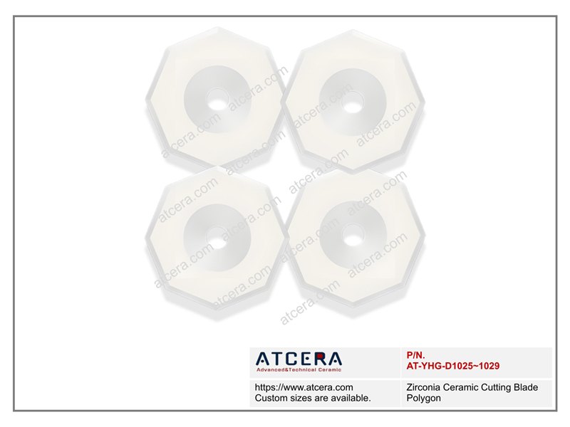 Drawing of Zirconia Ceramic Cutting Blade Polygon