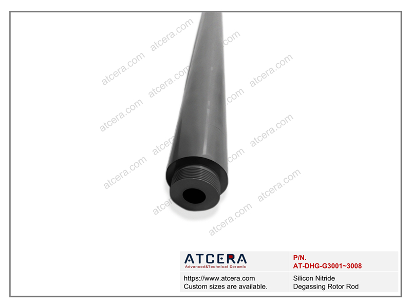 Drawing of Silicon Nitride Degassing Rotor Rod