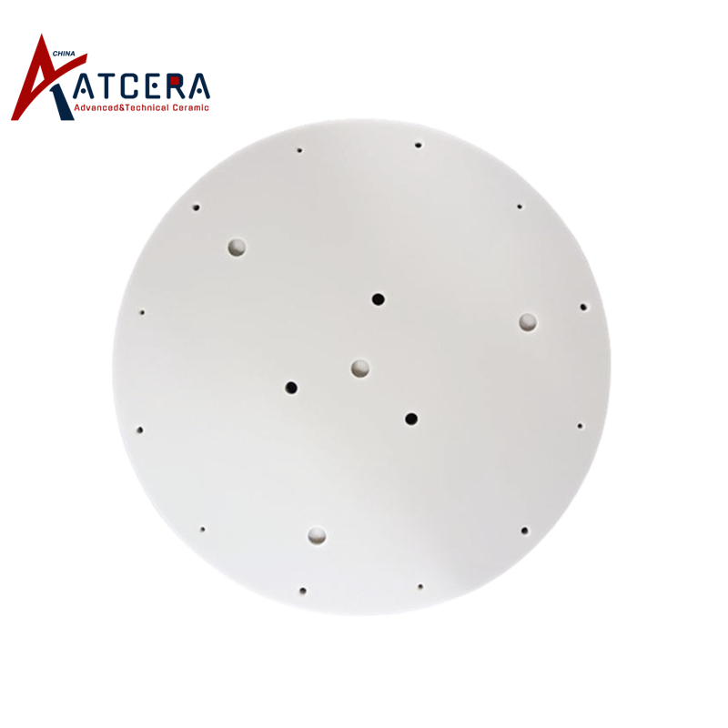 Aluminum nitride ceramic electrostatic chuck 