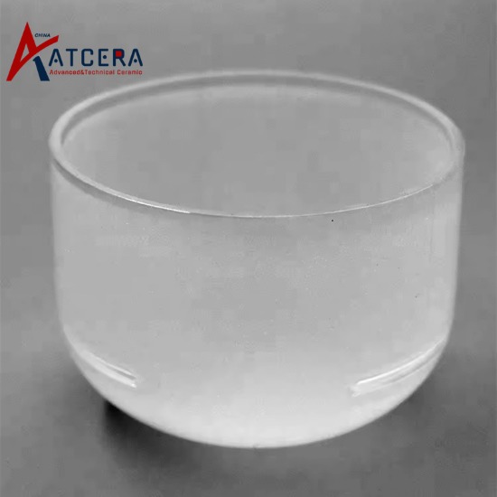 microstructured quartz crucible