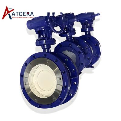 Alumina ceramic butterfly valve