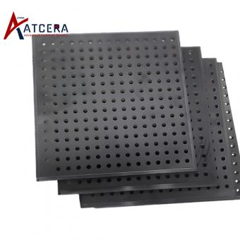 Silicon nitride gas baffle