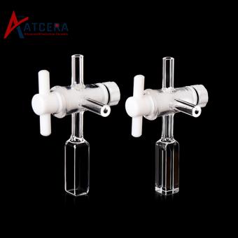 Quartz fluorescence cuvette