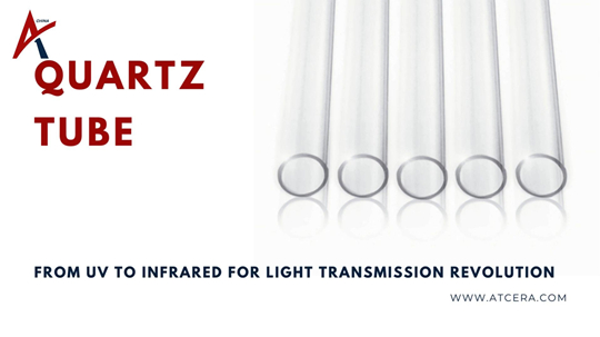 Tubo de cuarzo de UV a infrarrojo para la revolución de la transmisión de luz
